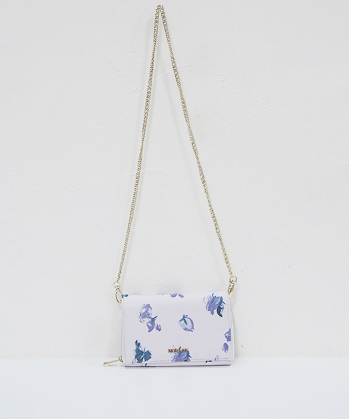 one after another NICE CLAUP（ワンアフターアナザーナイスクラップ）の「【mina1月号掲載 ナイスクラップ】オリジナル花柄ウォレット（財布・レディース・グレー/ピンク/ブラック・FREE）」の3枚目の写真