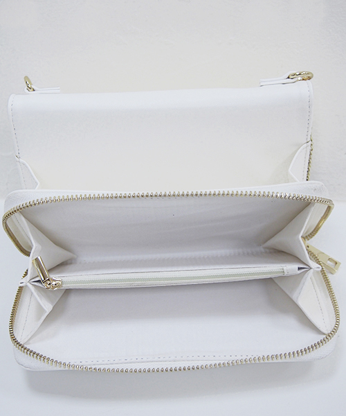 one after another NICE CLAUP（ワンアフターアナザーナイスクラップ）の「【mina1月号掲載 ナイスクラップ】オリジナル花柄ウォレット（財布・レディース・グレー/ピンク/ブラック・FREE）」の5枚目の写真