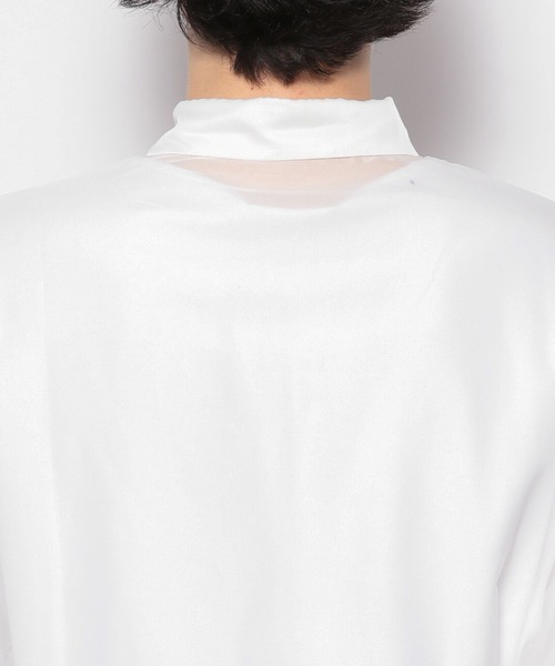 HARE（ハレ）の「【UNDERGROUND MODE】スミガラロングシャツ(HARE)（シャツ/ブラウス・メンズ・ホワイト/ブラック・FREE）」の19枚目の写真