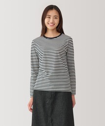 無印良品 | 婦人　天竺編みクルーネック長袖Ｔシャツ(Tシャツ/カットソー)