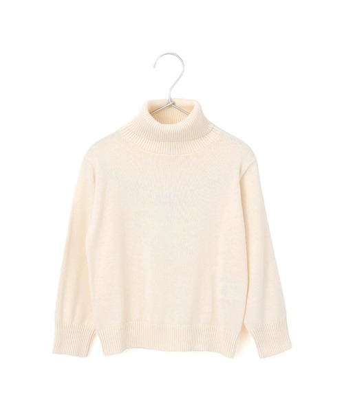 45Rコットン100% ダークブラウン タートルネックセーター 45R商品検索タートルネック ニット｜45R