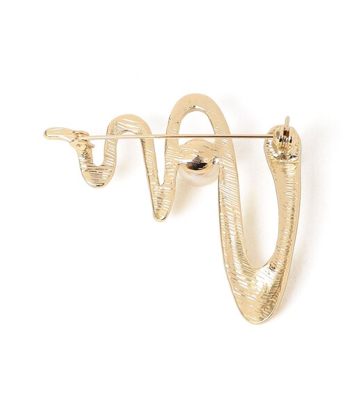 SHIPS any(シップス エニィ)の「SHIPS any: デザイン メタル ブローチ(ブローチ/コサージュ・レディース・ゴールド/シルバー・ONE SIZE)」の4枚目の写真