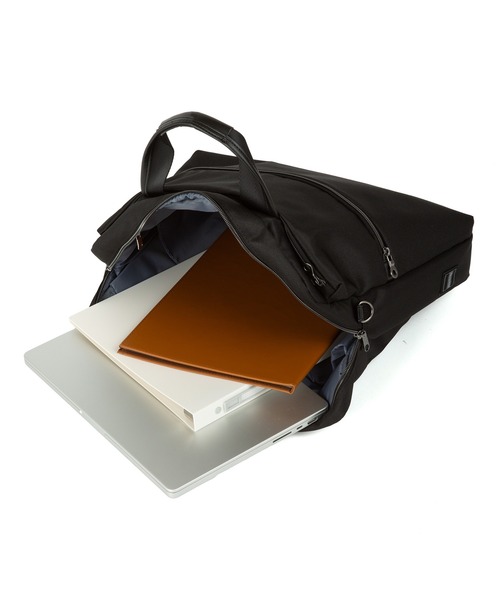 World Traveler(ワールドトラベラー)の「World Traveler/ワールドトラベラー ビジネスバッグ アルテア B4サイズ収納 14inchPC収納 軽量 セットアップ ショルダーベルト取り外し可能 No.17681(ビジネスバッグ・メンズ・ブラック・FREE)」の10枚目の写真