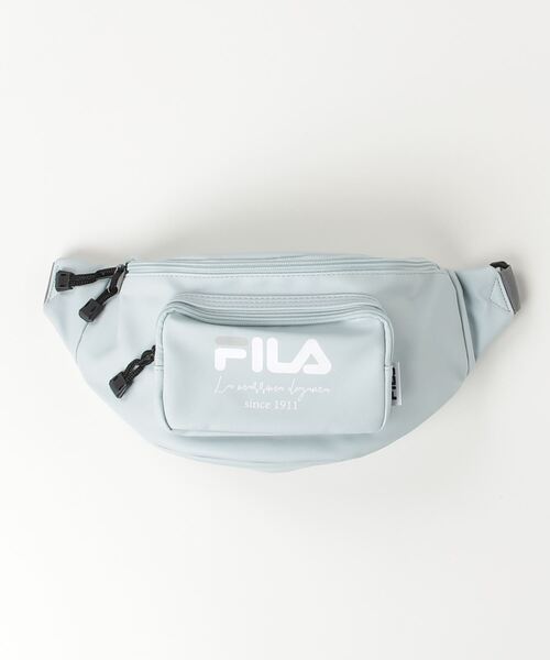 FILA（フィラ）の「ＦＩＬＡ くすみカラーボディバッグ（ボディバッグ/ウエストポーチ・メンズ・グレー/サックスブルー/ブラック/ベージュ・FREE）」の8枚目の写真