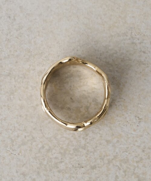 Bumpy Wave Simple Actually(アクチュアリー)の「Bumpy Wave Ring(ピアス(両耳用))」 - WEAR