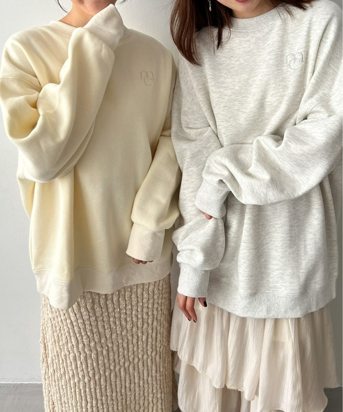＜美品＞STONE  ライトスウェット　ＸＬ オーバーサイズロゴスウェット[ユニセックス]（スウェット