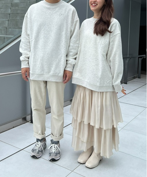 Olu.（オルドット）の「オーバーサイズロゴスウェット[ユニセックス]（スウェット・レディース・グレー/アイボリー/ボルドー・1/0）」の20枚目の写真