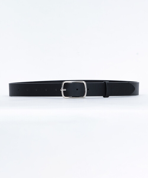 COMME CA ISM(コムサイズム)の「フェイクレザー スクエアバックルベルト(3.0cm巾)(ベルト・レディース・ブラック/ベージュ・FREE)」の3枚目の写真