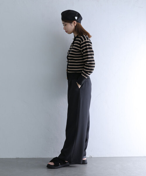 La TOTALITE（ラトータリテ）の「【TORRAZZO DONNA/トラッゾドンナ】Bijou Cardigan（カーディガン/ボレロ・レディース・ピンク/チャコールグレー/ブラック・FREE）」の5枚目の写真