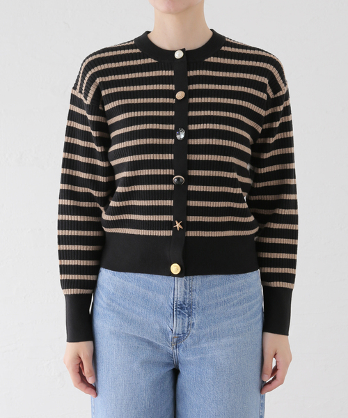 La TOTALITE（ラトータリテ）の「【TORRAZZO DONNA/トラッゾドンナ】Bijou Cardigan（カーディガン/ボレロ・レディース・ピンク/チャコールグレー/ブラック・FREE）」の14枚目の写真