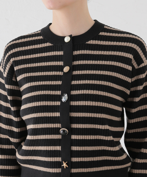 La TOTALITE（ラトータリテ）の「【TORRAZZO DONNA/トラッゾドンナ】Bijou Cardigan（カーディガン/ボレロ・レディース・ピンク/チャコールグレー/ブラック・FREE）」の17枚目の写真