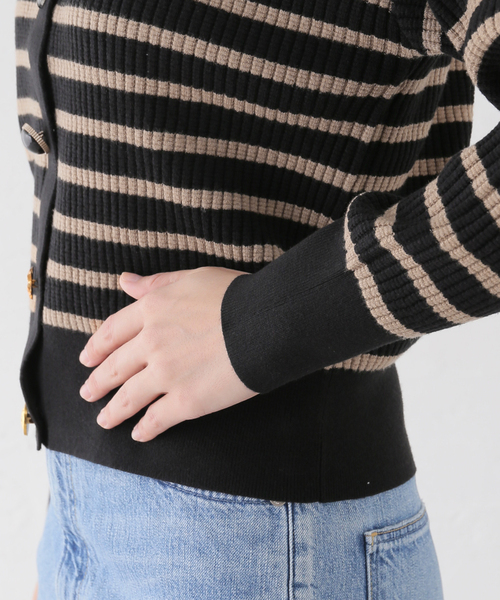 La TOTALITE（ラトータリテ）の「【TORRAZZO DONNA/トラッゾドンナ】Bijou Cardigan（カーディガン/ボレロ・レディース・ピンク/チャコールグレー/ブラック・FREE）」の20枚目の写真