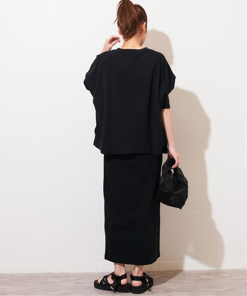 JOURNAL STANDARD relume（ジャーナルスタンダード　レリューム）の「《追加4》MVSコットンワイドプルオーバー（Tシャツ/カットソー・レディース・グレー/ライトグレー/ブラック・FREE）」の16枚目の写真