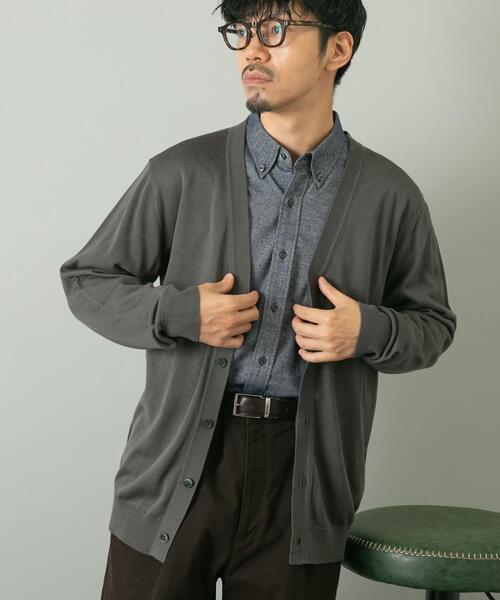 【セール】『一部WEB限定カラー』『XLサイズあり』『UR TECH』ハイゲージカーディガン（カーディガン/ボレロ）｜URBAN RESEARCH ROSSO MEN（アーバンリサーチロッソメン）