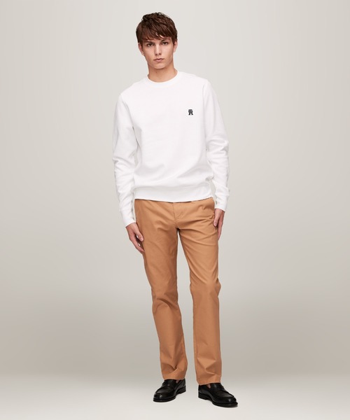 TOMMY HILFIGER（トミーヒルフィガー）の「モノグラムトレーナー（スウェット・メンズ・ホワイト/ネイビー/ダークグレー・LARGE/MEDIUM/SMALL/X-LARGE）」の11枚目の写真