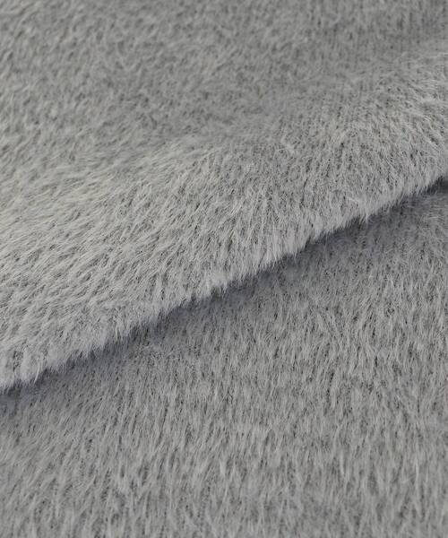 MAJESTIC LEGON（マジェスティックレゴン）の「チョーカーセットシャギーニット（ニット/セーター・レディース・チャコールグレー/アイボリー/ブルー系その他5/ピンク/ボルドー/モカ・MEDIUM）」の17枚目の写真