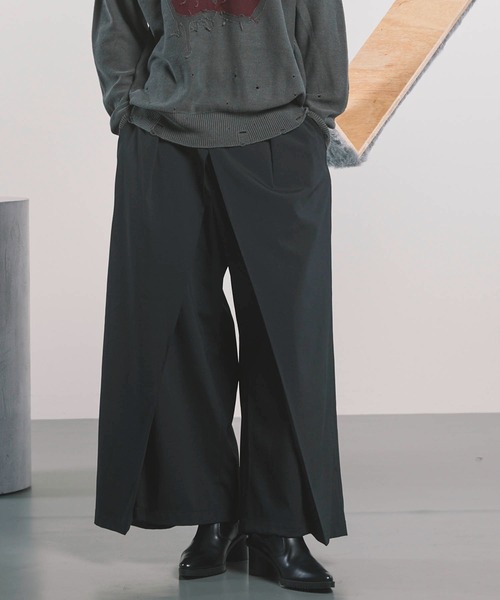 UNISEX》Prime-Wide HAKAMA Pants/プライムワイドハカマパンツ【MAISON