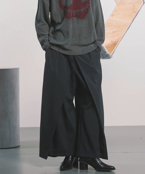 UNISEX》Prime-Wide HAKAMA Pants/プライムワイドハカマパンツ【MAISON
