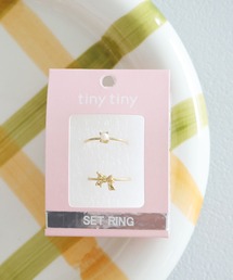 tiny tiny（ティニーティニー）の「モチーフ2SETリング[tiny tiny(ティニーティニー)]（リング）」