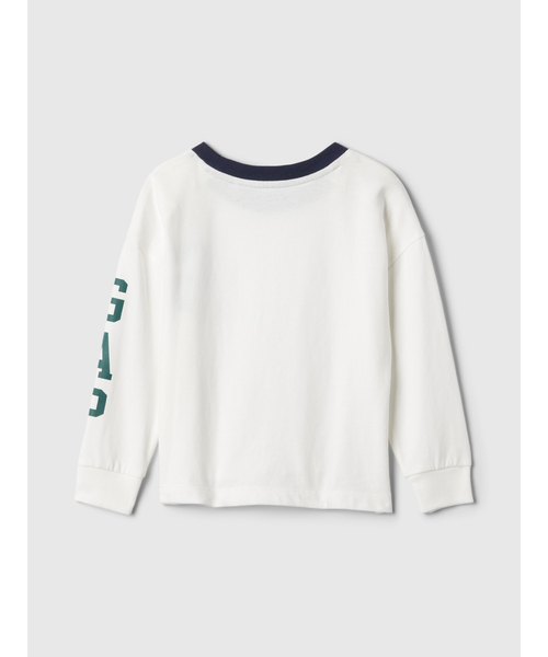 GAP(ギャップ)の「babyGap GAPロゴ グラフィックTシャツ(Tシャツ/カットソー・キッズ・ホワイト/グレー・80cm/90cm/95cm/100cm/105cm/110cm)」の3枚目の写真