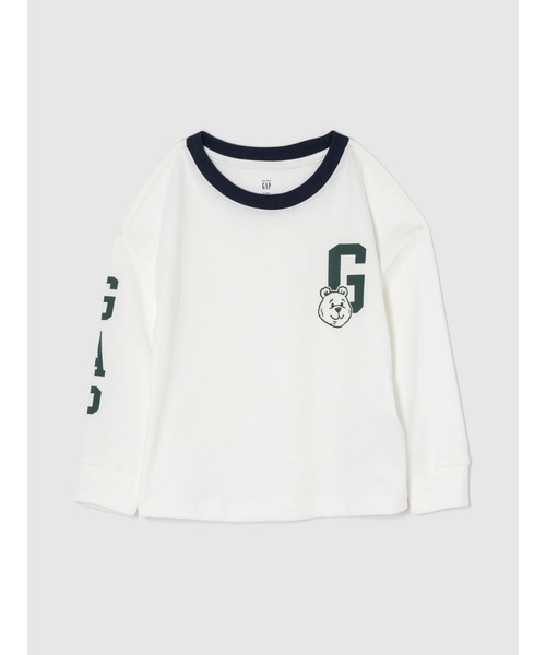 GAP(ギャップ)の「babyGap GAPロゴ グラフィックTシャツ(Tシャツ/カットソー・キッズ・ホワイト/グレー・80cm/90cm/95cm/100cm/105cm/110cm)」の2枚目の写真