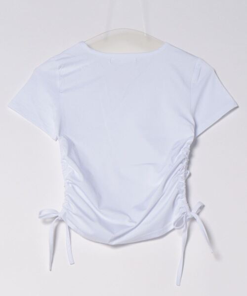 HALEY PESCA(ヘーリーペスカ)の「HALEY PESCA/シンプルサイドシャーリングTシャツ(Tシャツ/カットソー・レディース・グレー/ホワイト/ブラック/ピンク・LARGE/X-LARGE/MEDIUM)」の14枚目の写真