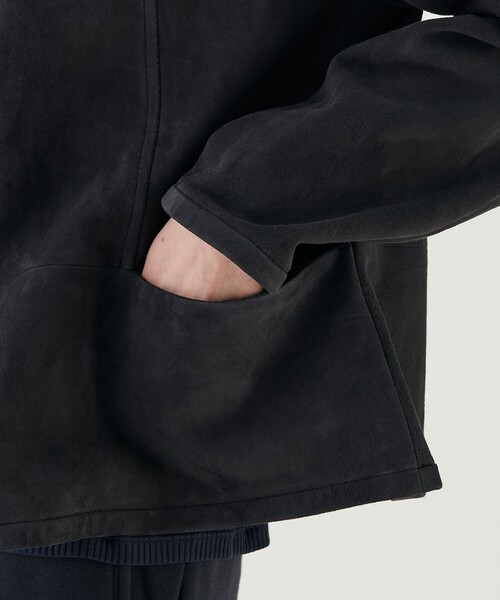 ゴートスウェード ボックスジャケット（ノーカラージャケット）｜GALERIE VIE（ギャルリー ヴィー）