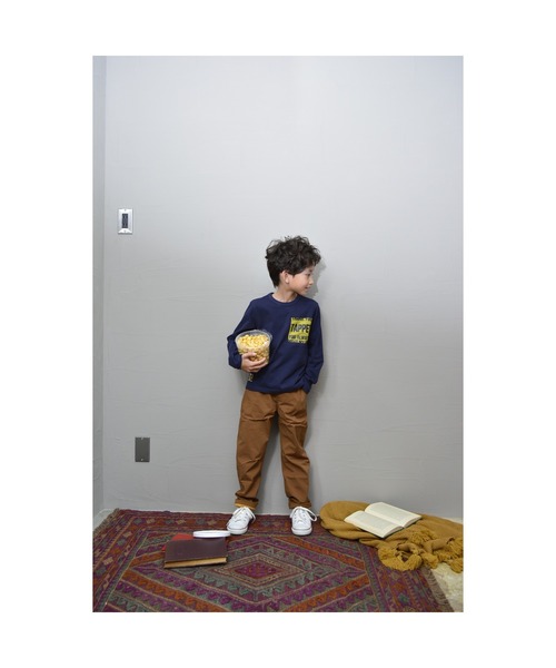 Tappet（タペット）の「ロゴポケットＴシャツ（Tシャツ/カットソー・キッズ・ネイビー・80ｃｍ/90cm/110cm/100cm/120cm/130cm/140cm/150cm/160cm）」の3枚目の写真