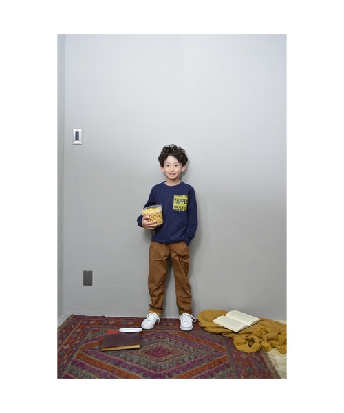 Tappet（タペット）の「ロゴポケットＴシャツ（Tシャツ/カットソー・キッズ・ネイビー・80ｃｍ/90cm/110cm/100cm/120cm/130cm/140cm/150cm/160cm）」の5枚目の写真