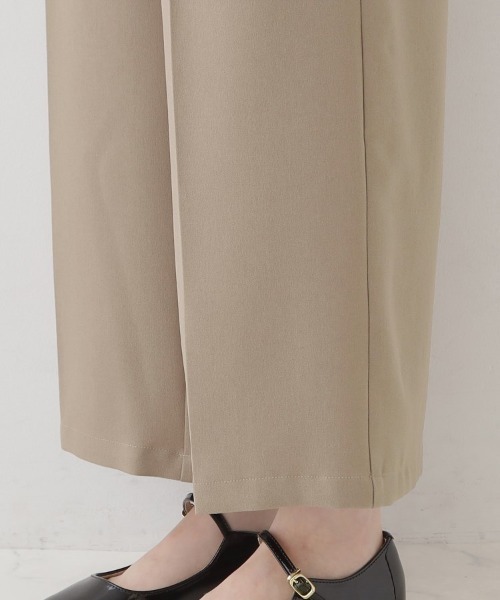 couture brooch(クチュールブローチ)の「◆【ほんのりハイウエスト・スッキリ見え】サス付きリボンワイドパンツ(その他パンツ・レディース・ライトグレー/ダークグレー/キャメル・42/38/36/40)」の13枚目の写真