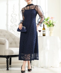 ドレス（ブルー・ネイビー/青色系・フリル）ファッション通販 - ZOZOTOWN