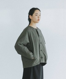 かぐれ | 中綿ノーカラージャケット(ダウンジャケット/コート)