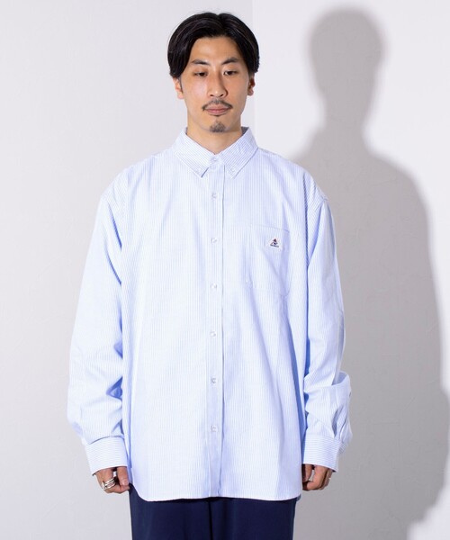 セール】【GEVACO/ゲバコ】オーバーサイズ ボタンダウンシャツ ワン