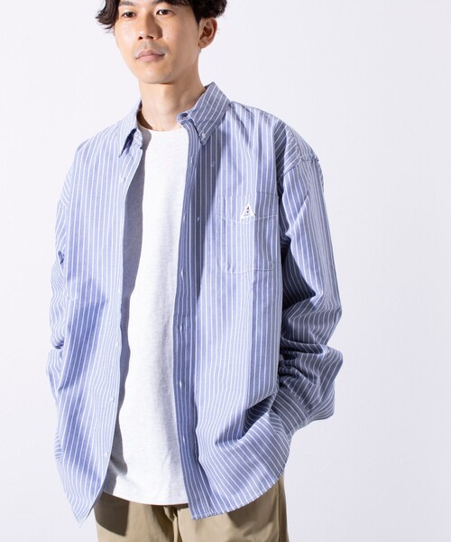 セール】【GEVACO/ゲバコ】オーバーサイズ ボタンダウンシャツ ワン