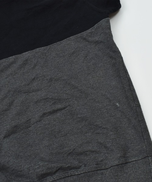 Champion(チャンピオン)の「【ヴィンテージ古着】Champion 目つき ロゴ刺繍 切り返し スウェットパーカー(パーカー・メンズ・ブラック・MEDIUM)」の6枚目の写真