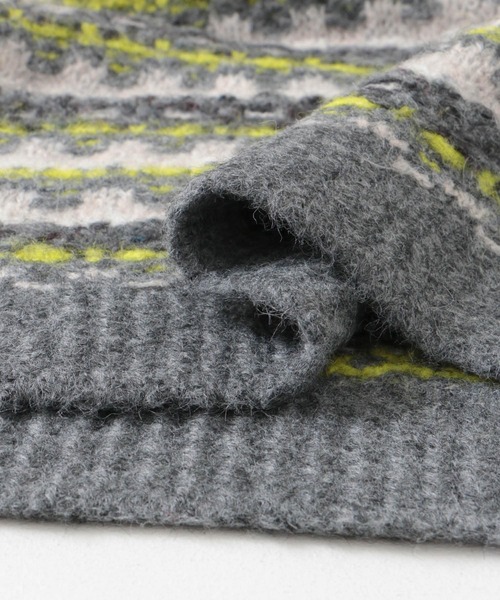 LE GLAZIK（ルグラジック）の「Le GLAZIK　クルーネック総柄ベスト（ベスト・レディース・グレー系その他/ピンク系その他・36）」の11枚目の写真