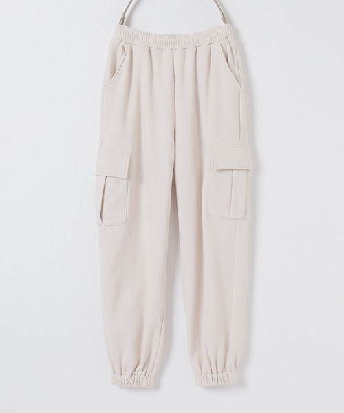 Honeys(ハニーズ)の「【ハニぽか】あったかカーゴパンツ(カーゴパンツ・レディース・ピンク/アイボリー/ブラック/カーキ・SS/S/M/L)」の21枚目の写真