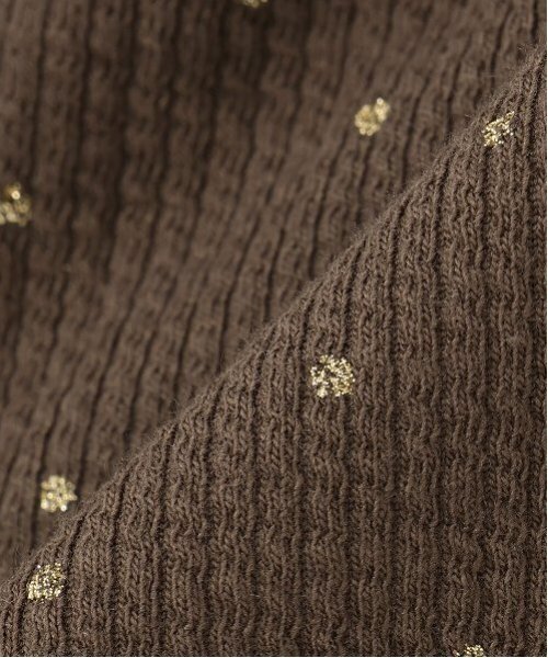 petit main（プティマイン）の「【スマイル/防汚】リボンカットチュニック（チュニック・キッズ・ライトピンク/アイボリー/ダークブラウン/ピンク/ライトグリーン・80ｃｍ/90cm/100cm/110cm/120cm/130cm）」の9枚目の写真