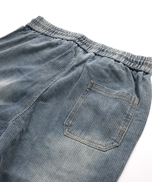 neos(ネオス)の「【neos】ルーズシルエット ビンテージ デニム ライク コーデュロイ パンツ(デニムパンツ・メンズ・サックスブルー/ブラック・X-LARGE/LARGE/MEDIUM)」の20枚目の写真