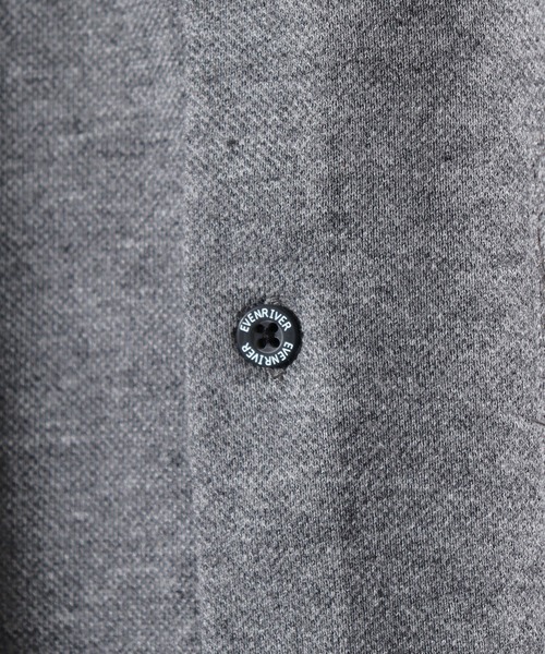 FUNALIVE(ファンアライブ)の「Pique BD soft dry knit shirt / 鹿の子BDソフトドライニットシャツ unisex(シャツ/ブラウス・メンズ・チャコール/ブラック/ホワイト/グレー/ネイビー・LL/3L/M/L)」の12枚目の写真