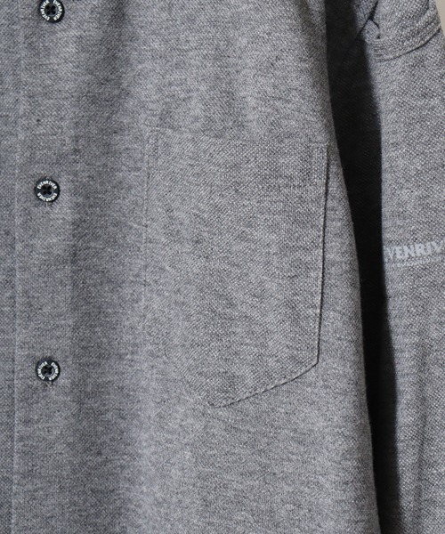 FUNALIVE(ファンアライブ)の「Pique BD soft dry knit shirt / 鹿の子BDソフトドライニットシャツ unisex(シャツ/ブラウス・メンズ・チャコール/ブラック/ホワイト/グレー/ネイビー・LL/3L/M/L)」の13枚目の写真