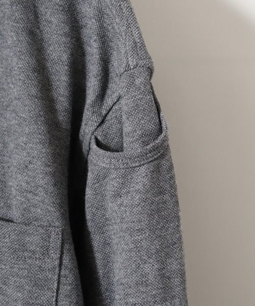 FUNALIVE(ファンアライブ)の「Pique BD soft dry knit shirt / 鹿の子BDソフトドライニットシャツ unisex(シャツ/ブラウス・メンズ・チャコール/ブラック/ホワイト/グレー/ネイビー・LL/3L/M/L)」の15枚目の写真