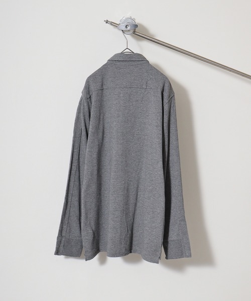 FUNALIVE(ファンアライブ)の「Pique BD soft dry knit shirt / 鹿の子BDソフトドライニットシャツ unisex(シャツ/ブラウス・メンズ・チャコール/ブラック/ホワイト/グレー/ネイビー・LL/3L/M/L)」の17枚目の写真