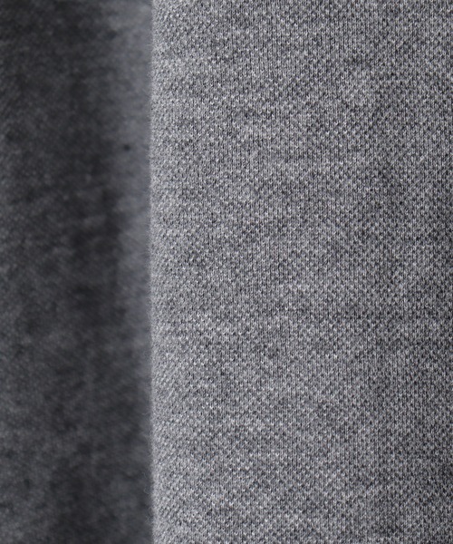 FUNALIVE(ファンアライブ)の「Pique BD soft dry knit shirt / 鹿の子BDソフトドライニットシャツ unisex(シャツ/ブラウス・メンズ・チャコール/ブラック/ホワイト/グレー/ネイビー・LL/3L/M/L)」の18枚目の写真