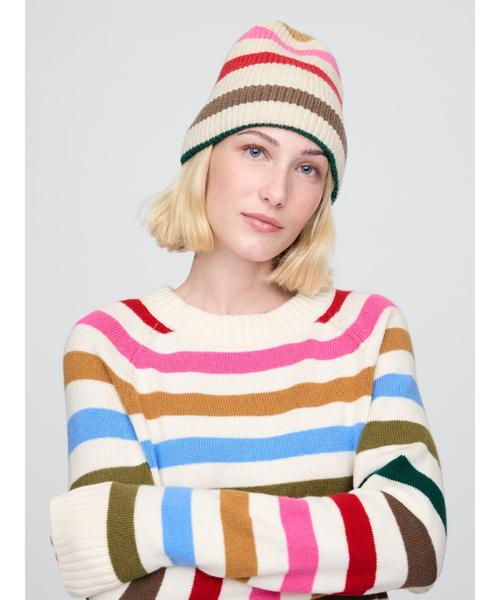 GAP（ギャップ）の「CashSoft カシミヤタッチ ビーニー（ニット