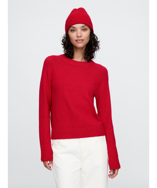 GAP（ギャップ）の「CashSoft カシミヤタッチ ビーニー（ニットキャップ/ビーニー・メンズ・ピンク/レッド/マルチ・ONE SIZE）」の13枚目の写真