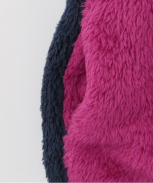 X-girl Stages(エックスガールステージス)の「フラッフィーベスト(ベスト・キッズ・ブラック/アイボリー/マルチ・80cm/90cm/100cm/110cm/120cm/130cm/140cm)」の22枚目の写真