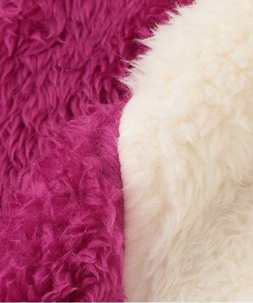 X-girl Stages(エックスガールステージス)の「フラッフィーベスト(ベスト・キッズ・ブラック/アイボリー/マルチ・80cm/90cm/100cm/110cm/120cm/130cm/140cm)」の19枚目の写真