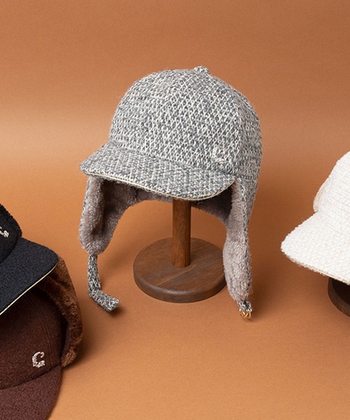 CA4LA（カシラ）の「HK MARINI M3（キャップ・レディース・グレー/ブラック/ホワイト/ブラウン・ONESIZE）」の4枚目の写真