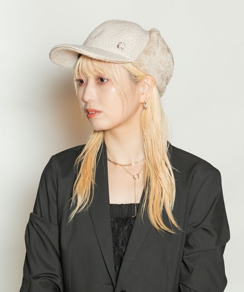 CA4LA（カシラ）の「HK MARINI M3（キャップ・レディース・グレー/ブラック/ホワイト/ブラウン・ONESIZE）」の8枚目の写真